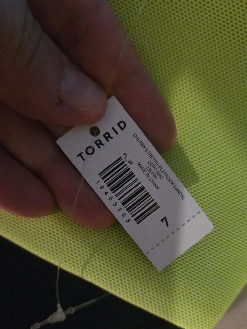 torrid Neon Lime Wide Band Slide Sandals - Picture 2 of 4